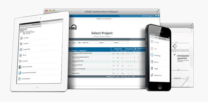 Screenshot - eSUB Construction Software