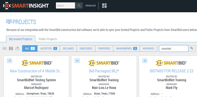 More Projects Get Bids From Thousands of SmartBid GC’s screenshot