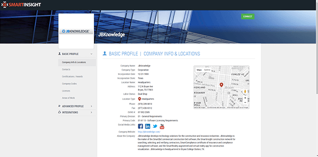 Optimal Online Promotion of Company & Profile screenshot